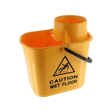 Classmates Professional Mop Bucket and Wringer - Yellow